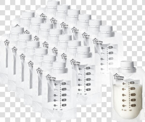 Tommee Tippee Express  amp  Go Breastmilk Pouches  HD Png Download