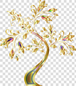 Floral Tree Supplemental 11 No Background Clip Arts   Clear Background Flower Border Design Png  Transparent Png