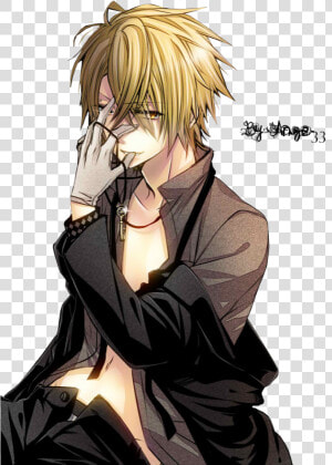 Blonde Anime Boy Png   Hot Blonde Anime Boy  Transparent Png