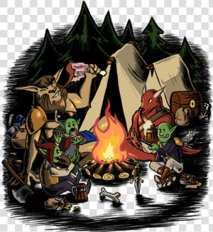 𝔊𝔬𝔟𝔩𝔦𝔫 ℭ𝔞𝔪𝔭   Campfire  HD Png Download