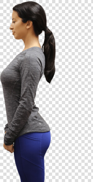 Standing With Anterior Tilt   Posture Anterior Pelvic Tilt  HD Png Download