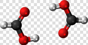 Formic Acid Dimer 3d Ball   Png Download   Molecular Model Chemistry  Transparent Png