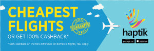 Haptik Promises The Cheapest Flight Tickets Or Your   Graphic Design  HD Png Download