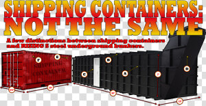 Shipping Container Bomb Shelter  HD Png Download