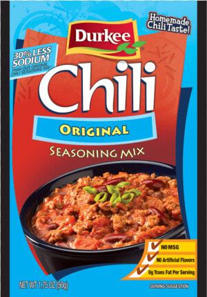 Image Of Original Reduced Sodium Chili   Durkee Chili Seasoning  HD Png Download