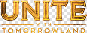 Unite With Tomorrowland   Unite With Tomorrowland Logo Png  Transparent Png