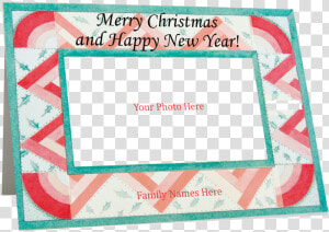 Designer Holiday Photo Card Christmas Quilt   Hope Hospice  HD Png Download