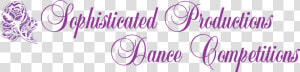 Sophisticated Dance Competition Logo  HD Png Download