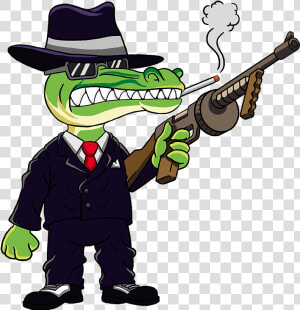 Gator Gangster Mob   Gangster Gator  HD Png Download