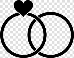 Heart  Ring  Icon  Black  Sweethearts  Wedding   Wedding Ring Icon Png  Transparent Png