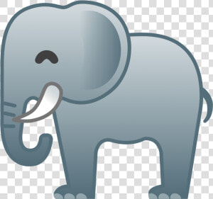 Happy Elephant Emoji Transparent Png Image   Emoji Elefante Png  Png Download