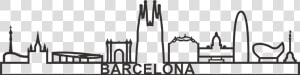 Skyline   Barcelona   Skyline Barcelona  HD Png Download