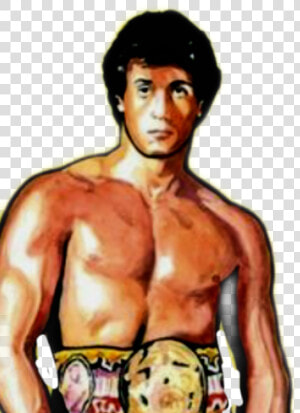 Transparent Rocky Balboa Png   Rocky Balboa Rocky Cartoon  Png Download