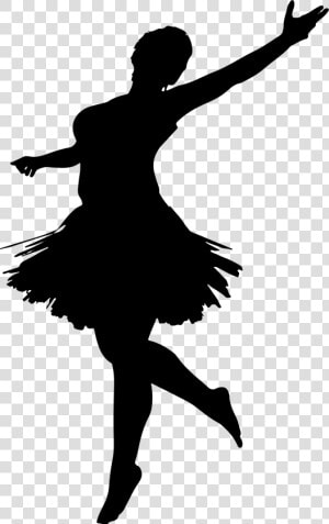 Ballet Dancer Silhouette   Dancing Girl Silhouette Png  Transparent Png