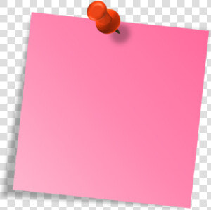 Pink Post It Png   Post It Note Pink  Transparent Png