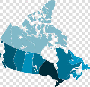 Canada Map   Map Of Canada Black  HD Png Download