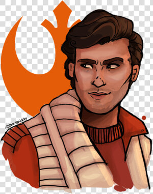 Poe Dameron   Illustration  HD Png Download