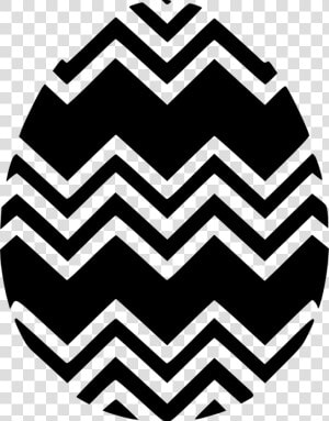 Egg Zigzag   Black And White Stripe Art  HD Png Download