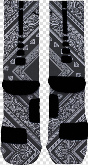 Black Bandana Custom Nike Elites  HD Png Download