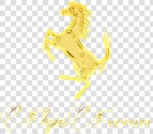  ferrarigoesgold   Stallion  HD Png Download