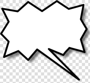 Speech Bubble Free Stock Photo Illustration Of A Cartoon   Pointy Speech Bubble Transparent  HD Png Download