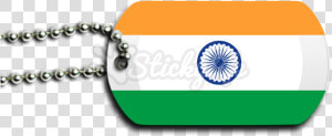 India Dog Tag   Flag Of India  HD Png Download