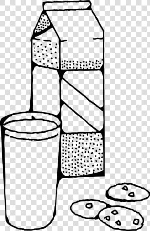 Milk Carton Clipart Milk Egg   Milk And Cookies  HD Png Download