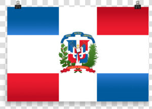 Dominican Republic Flag Wall Art  HD Png Download