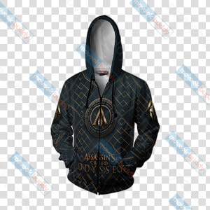 Assassin S Creed Odyssey New Zip Up Hoodie Jacket   Hoodie  HD Png Download