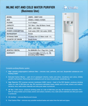 Inline Hot  amp  Cold Water Purifier Title Inline Hot   Water Cooler  HD Png Download