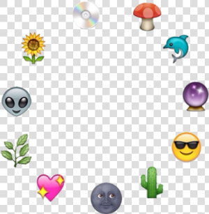  circle  emojis  aesthetic  transparent  png  border   Emoji Aesthetic Tumblr Png  Png Download