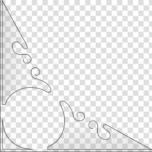 Corner Flourish Png Vector   Gambar Untuk Sudut Kertas  Transparent Png