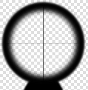 Transparent Crosshair Real Sniper   Circle  HD Png Download