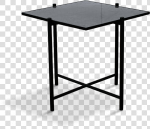 New Grey Side Table Black Frame   Accent  amp  End Tables  HD Png Download