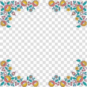 Abstract Frames   Bingkai Bunga Vector Png  Transparent Png