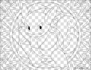  008 Wartortle Pokemon Coloring Page   Mandalas De Pokemon Para Colorear  HD Png Download