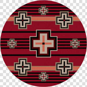 Bounty red Round Rug By American Dakota   Circle  HD Png Download