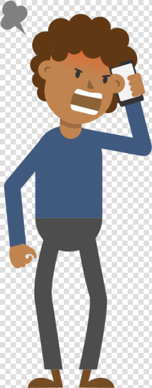 Angry Man Cartoon Png   Png Download   Angry Person Cartoon Png  Transparent Png