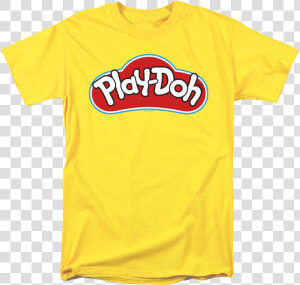 T Shirt Yellow With Logo   Play Doh  HD Png Download