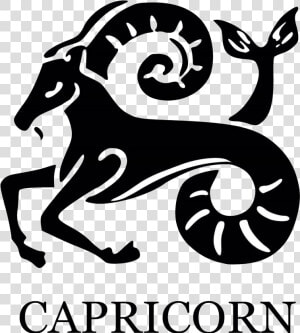 Capricorn Png Free Images   Horoscope Design  Transparent Png