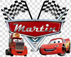 Lightning Mcqueen Mater Cars The Walt Disney Company   Rayo Mcqueen Con Banderas  HD Png Download