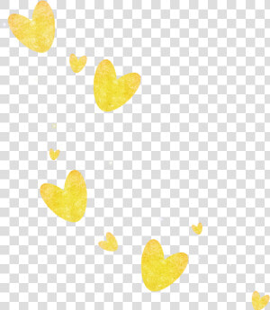 Sticker Transparent Yellow   Corazones Amarillos Tumblr Png  Png Download