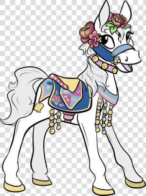 Black And White Download Clipart Carousel Horse   Disneyland Jingle Carousel Horse  HD Png Download