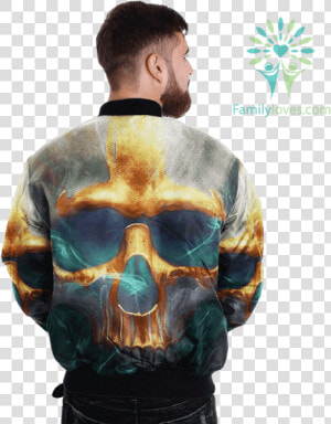 Art Grim Reaper Badass Skull Over Print Jacket  tag   Jacket  HD Png Download