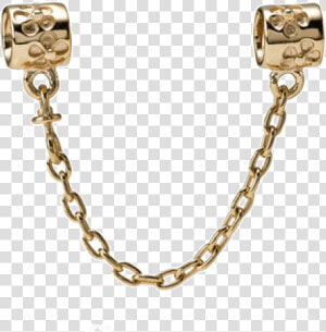 Cadena De Seguridad Oro 14k   Pandora Gold Safety Chain  HD Png Download