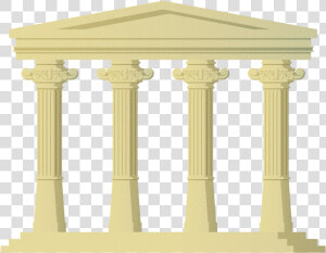 Roman temple   Four Pillars Png  Transparent Png