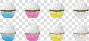 Cupcake Cupcakes Desserts Free Picture   Cupcake White Icing Clipart  HD Png Download