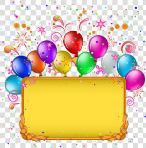 Globos De Cumpleaños Png  Transparent Png