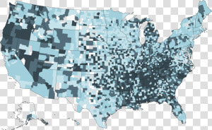 Cdc Opioid Prescription Map 2017  HD Png Download