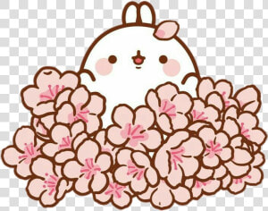 Transparent Sakura Tree Png   Cute Molang  Png Download